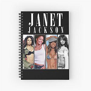 Janet Jackson Vintage Tour Concert vertical Spiral Notebook