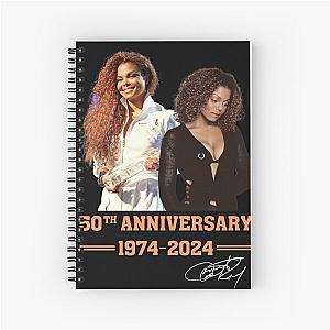 JANET JACKSON 50TH ANNIVERSARY Spiral Notebook