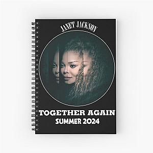 Janet Jackson Together Again Summer 2024 Spiral Notebook