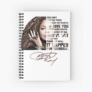 Janet Jackson Together Again 2024 Tour Signature Spiral Notebook