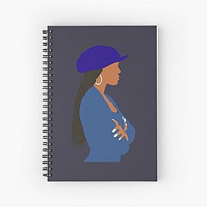 Lover Gift Janet Jackson Retro Wave Spiral Notebook