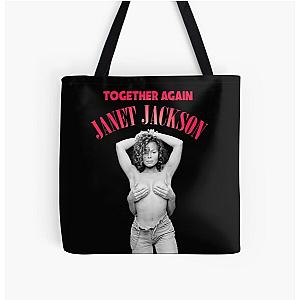 Janet Jackson together All Over Print Tote Bag