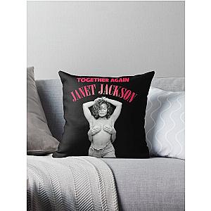 Janet Jackson together Throw Pillow