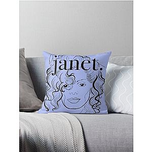 Janet Jackson Concert 2024 Throw Pillow