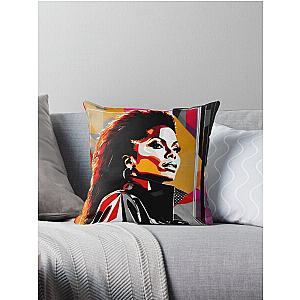 Janet Jackson  Throw Pillow