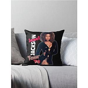 Vintage Janet Jackson '98 Tour Throw Pillow