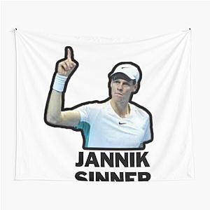 Jannik Sinner Jan Dad Hat Tapestry