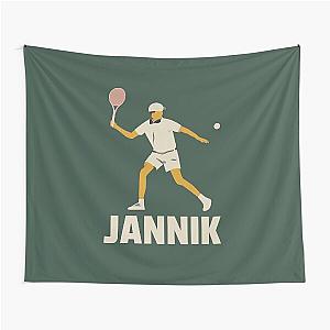 Jannik Sinner Tennis Wimbledon Ready Tapestry