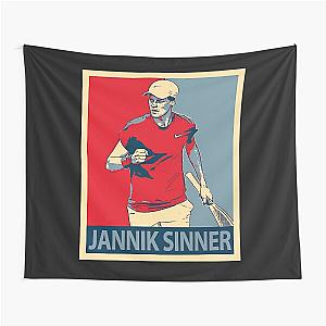 Jannik Sinner Tapestry