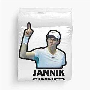 Jannik Sinner Jan Dad Hat Duvet Cover