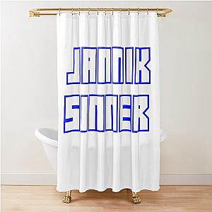 Jannik Sinner Shower Curtain