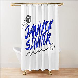 Jannik Sinner Shower Curtain