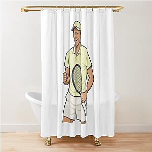 Jannik Sinner Tennis Curtain
