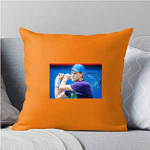 Young Tennis Phenom Jannik Sinner Pillows Cover