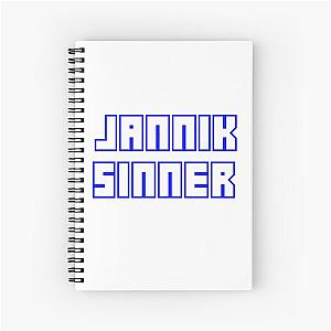 Jannik Sinner Spiral Notebook