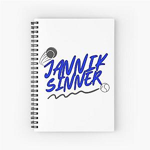 Jannik Sinner Spiral Notebook