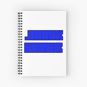 Jannik Sinner Spiral Notebook