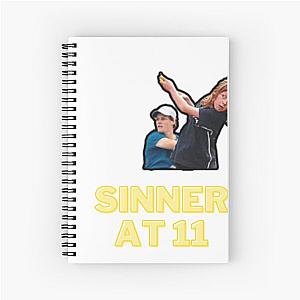 Jannik Sinner Jan Dad Hat Spiral Notebook