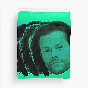 Jared Padalecki Mugshot Threeways Duvet Cover