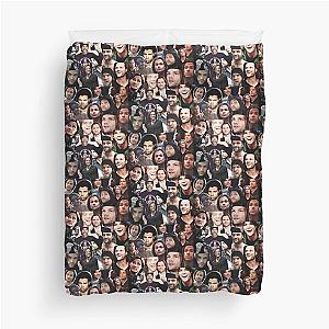 Jared Padalecki Collage Duvet Cover