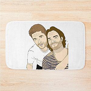 Jensen Ackles and Jared Padalecki (Sam and Dean) Bath Mat