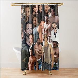 jared padalecki photo collage Shower Curtain