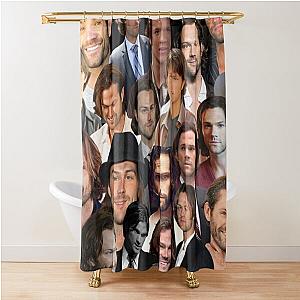 Jared Padalecki photo collage Shower Curtain