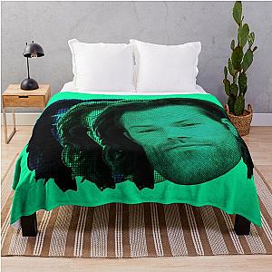 Jared Padalecki Mugshot Threeways Throw Blanket