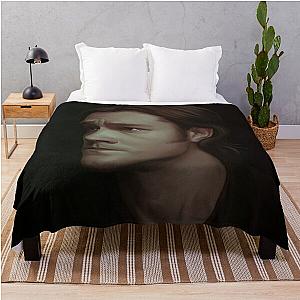 Jared Padalecki as Sam Winchester from Supernatural Throw Blanket