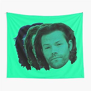 Jared Padalecki Mugshot Threeways Tapestry