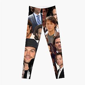 Jared Padalecki photo collage Leggings