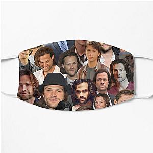 Jared Padalecki photo collage Flat Mask