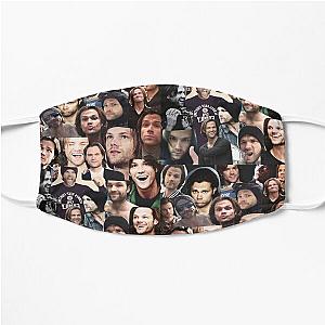 Jared Padalecki Collage Flat Mask