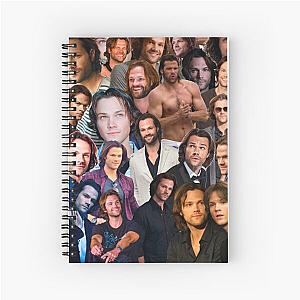 Jared Padalecki Photo Collage Spiral Notebook