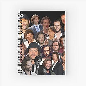 Jared Padalecki photo collage Spiral Notebook