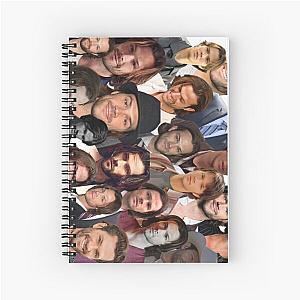 Jared Padalecki photo collage Spiral Notebook