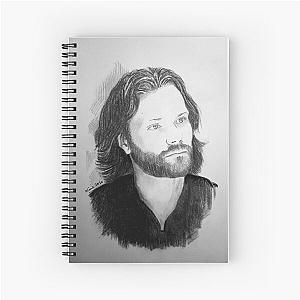 Supernatural Jared Padalecki Sketch2 Spiral Notebook