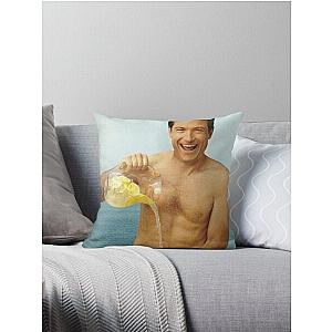 jason bateman shirtless Throw Pillow