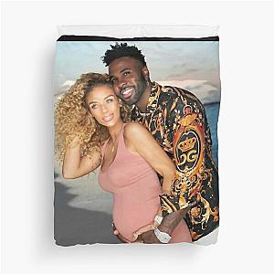 Jason Derulo and girlfriend Jena Frumes are expecting their first child Duvet Cover