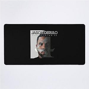 Jason Derulo Everything Is 4 Album Cover White Jason Derulo Everything Is 4 Album Cover Desk Mat