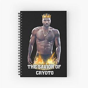 The Savior of Cryoto Jason Derulo Spiral Notebook