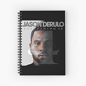 Jason Derulo Everything Is 4 Album Cover White Jason Derulo Everything Is 4 Album Cover Spiral Notebook