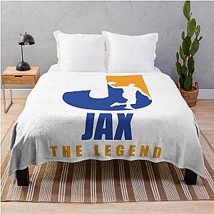 Jax Custom Player Basketball Your Name The Legend Throw Blanket