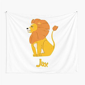 Jax Lion Baby Boy Wild Animal Name Tapestry