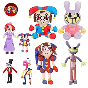 New The Amazing Digital Circus Plush Clown Ragatha pomni Cartoon Jax Doll