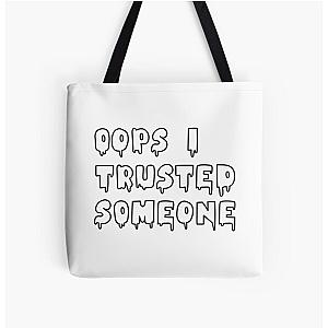 Oops I trusted someone - Jazmin Bean All Over Print Tote Bag