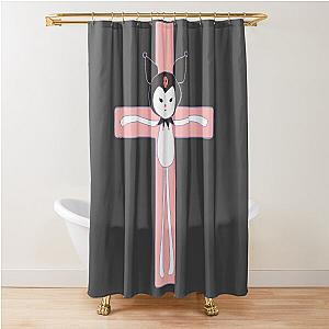 Jazmin bean cross Shower Curtain