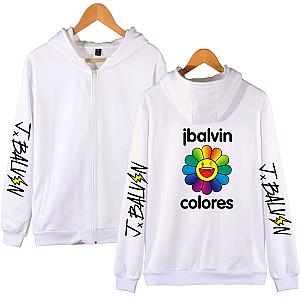 J BALVIN Oversized Zipper Hoodies AL2305