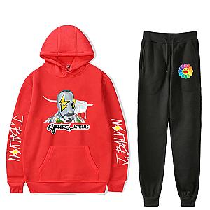 J BALVIN Tracksuit Two Piece Set Hoodies jogger Pant AL2305