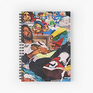 J cole collage Spiral Notebook